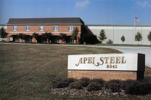 Apel Steel's offices in 1986
